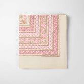 King-size Printed Bedcover With 2 Pillow Cases, Pink - Eyaas
